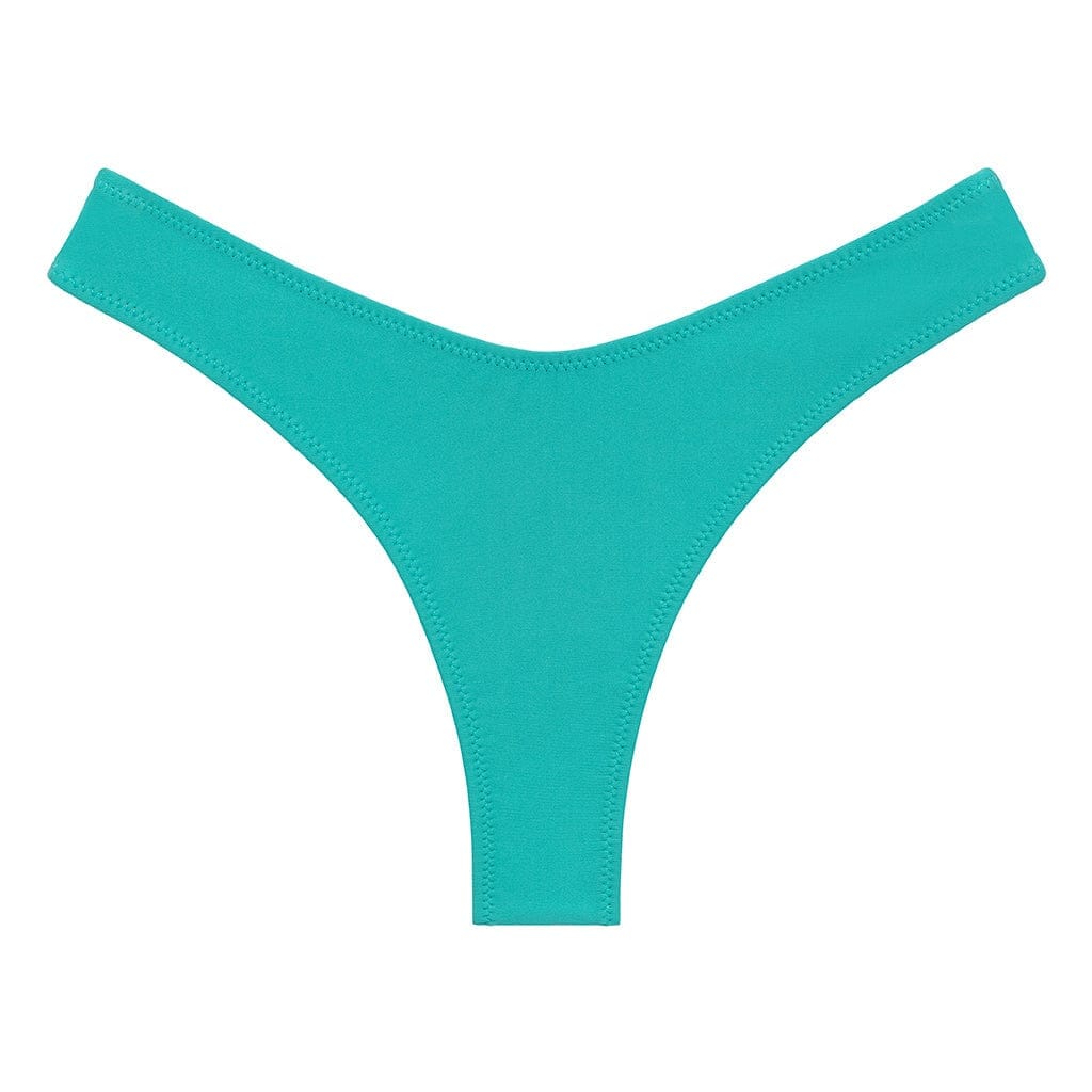 Teal Added Coverage Lulu (Zig-Zag Stitch) Bikini Bottom Bikini Bottom Montce 