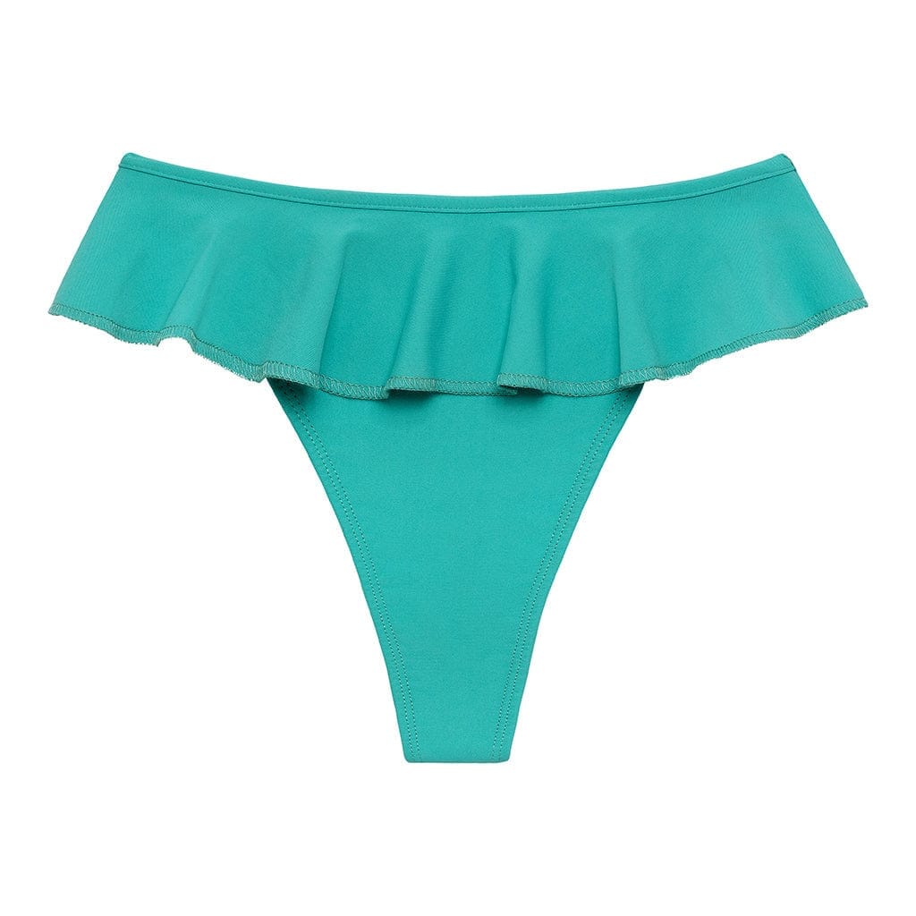 Teal Tamarindo Ruffle Bikini Bottom Bikini Bottom Montce 