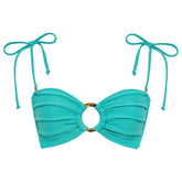 Teal Tori Ties Bandeau Bikini Top Bikini Top Montce 