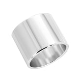 Thick Flat Ring Rings eklexic Silver 5 