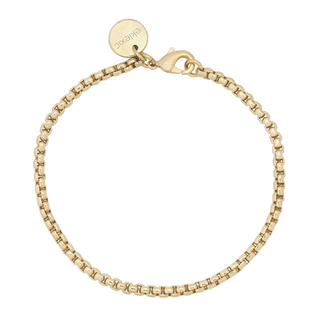 Thin Luciana Anklet eklexic Gold 9" 