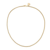 Thin Luciana Box Chain Necklace Necklaces eklexic 