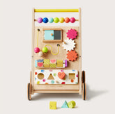 Tiny Land® Premium Natural Wooden Activity Walker baby walker Tiny Land 