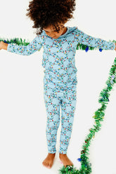 Long Sleeve Pajama Set | Holiday Lights Pajama Sets Clover Baby & Kids 