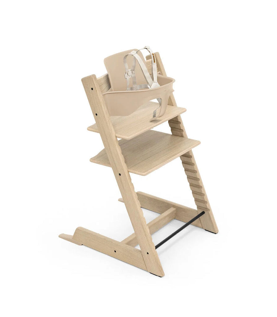 Tripp Trapp® Bundle High Chair | Oak Natural Stokke Oak Natural W 18.1 in x H 32.5 in x D 22.4 in 