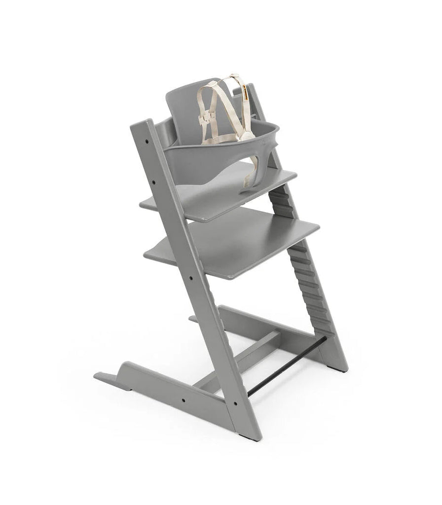 Tripp Trapp® Bundle High Chair | Storm Grey High Chair & Booster Seat Accessories Stokke Storm Grey W 18.1 in x H 32.5 in x D 22.4 in 