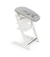 Tripp Trapp® High Chair² White, NorGreyCush, Newborn, Tray | White High Chairs & Booster Seats Stokke 