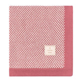 Two-Tone Knit Blanket Blanket montresorbebe Ash Rose One Size 