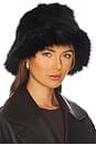 Lush Yeoman Bucket Hat | Black Winter Hats Unreal Fur 