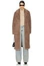 Retro Coat | Chocolate Outerwear Unreal Fur 