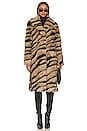 Bengal Kiss Coat | Tiger Stripe Outerwear Unreal Fur 