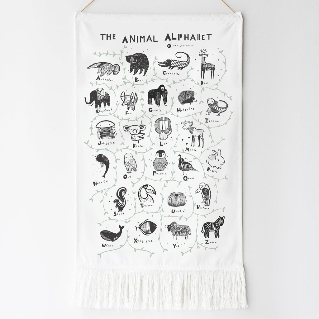 Animal Alphabet Tapestry Decor Wee Gallery 