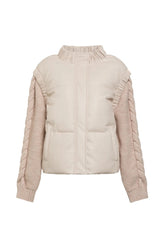 Barcelona Puffer Jacket | Sand Jackets Unreal Fur Sand S 