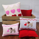 Valentine Heart 10" Pillow Throw Pillows Melange Collection 