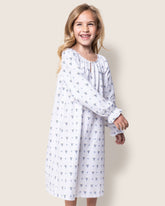 Girl's Twill Delphine Nightgown | Happy Hanukkah Nightgowns Petite Plume 