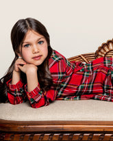 Girl's Brushed Cotton Beatrice Nightgown | Imperial Tartan Nightgowns Petite Plume 