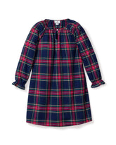 Girl's Brushed Cotton Delphine Nightgown | Windsor Tartan Nightgowns Petite Plume 