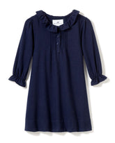 Girl's Flannel Victoria Nightgown | Navy Nightgowns Petite Plume 