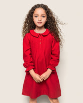 Girl's Flannel Victoria Nightgown | Red Nightgowns Petite Plume 