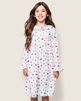 Girl's Twill Scarlett Nightgown | Winter Nostalgia Nightgowns Petite Plume 