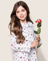 Girl's Twill Scarlett Nightgown | Winter Nostalgia Nightgowns Petite Plume 