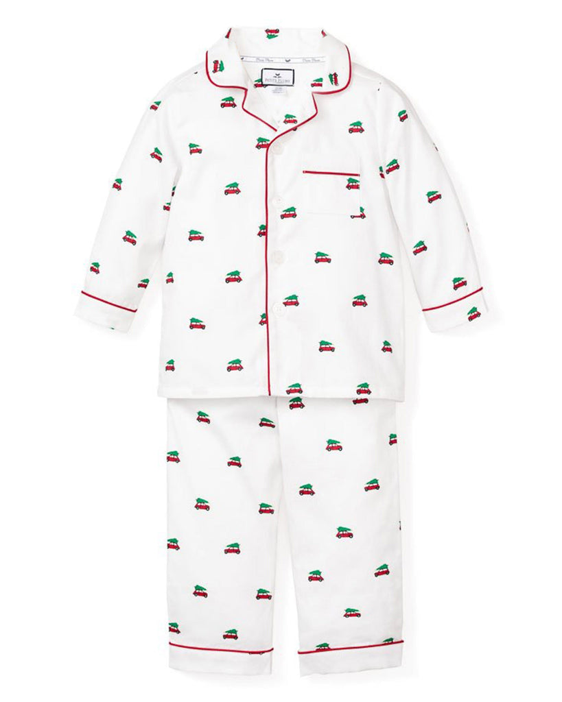 Kid's Twill Pajama Set | Holiday Journey Pajama Sets Petite Plume 