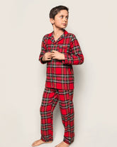 Kid's Brushed Cotton Pajama Set | Imperial Tartan Pajama Sets Petite Plume 