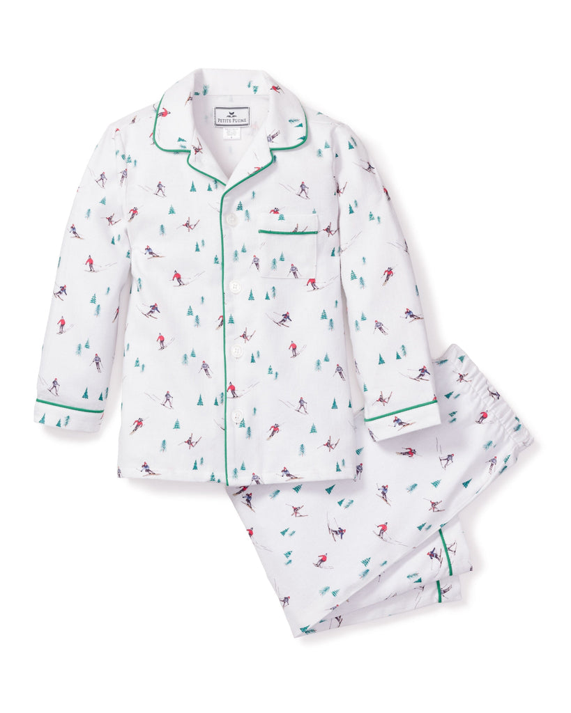 Kid's Flannel Pajama Set | Après Ski Pajama Sets Petite Plume 