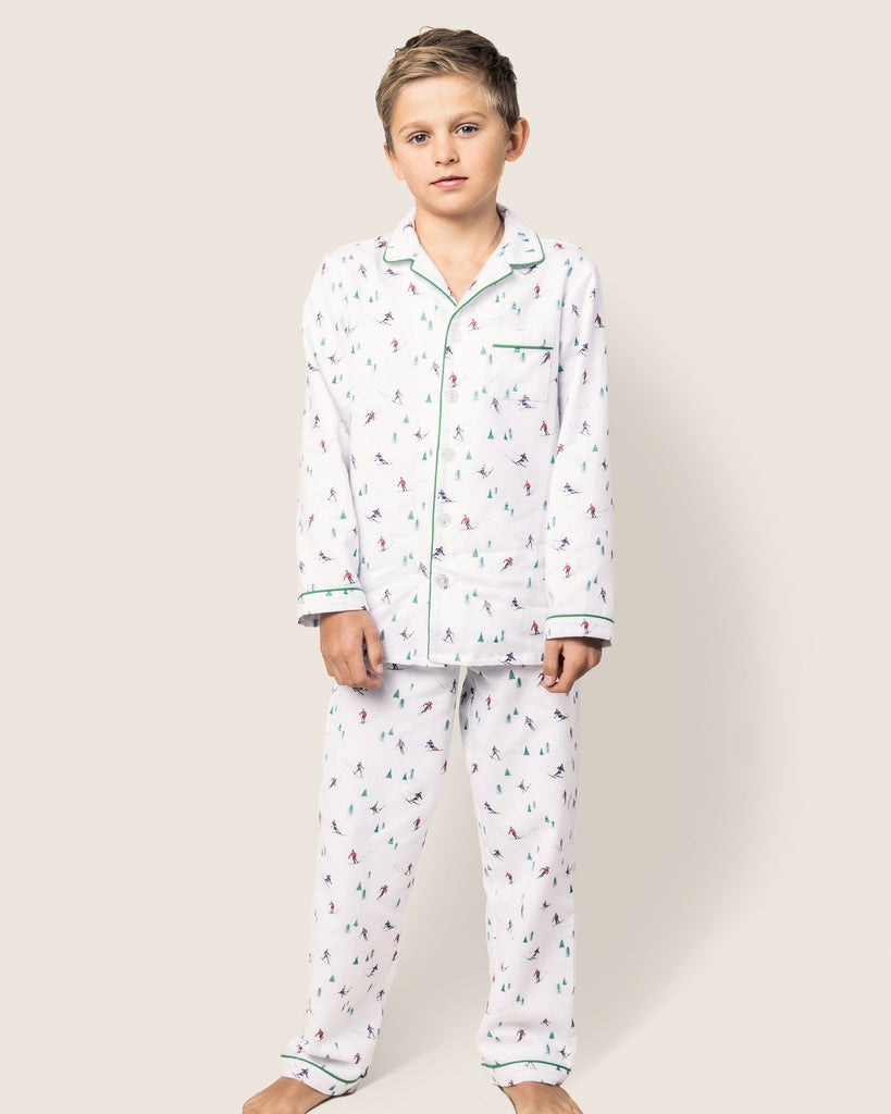 Kid's Flannel Pajama Set | Après Ski Pajama Sets Petite Plume 