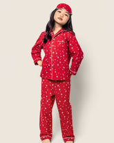 Kid's Flannel Pajama Set | Starry Night Pajama Sets Petite Plume 