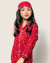 Kid's Flannel Pajama Set | Starry Night Pajama Sets Petite Plume 