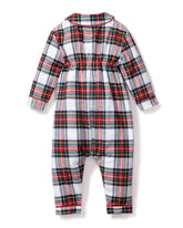 Baby's Brushed Cotton Cambridge Romper in Balmoral Tartan Infant Romper Petite Plume 