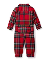 Baby's Brushed Cotton Classic Romper in Imperial Tartan Infant Romper Petite Plume 