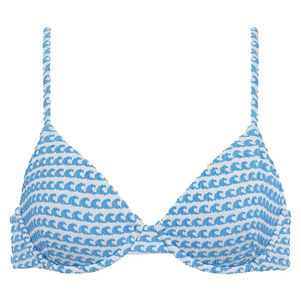 Wave Repeat Dainty Bikini Top Bikini Top Montce 