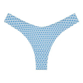 Wave Repeat Lulu (Zig-Zag Stitch) Bikini Bottom Bikini Bottom Montce 