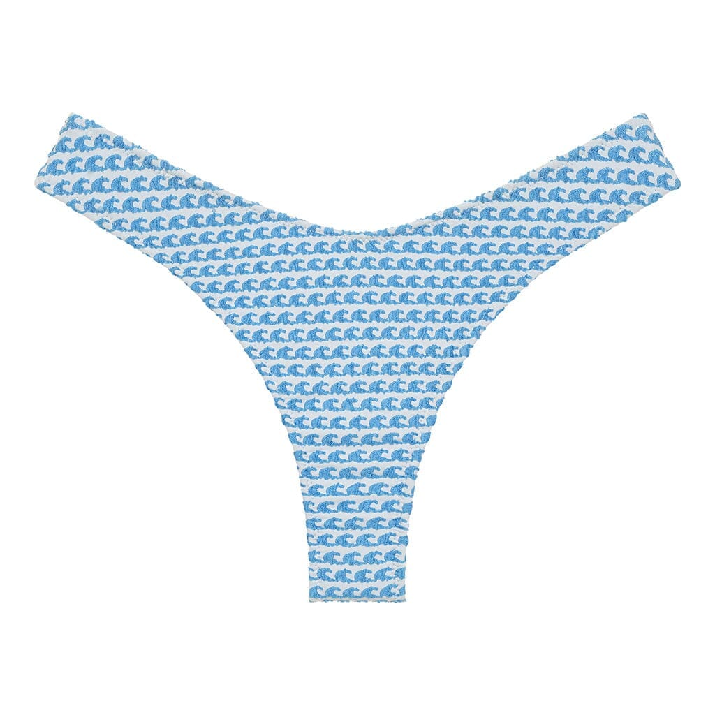 Wave Repeat Lulu (Zig-Zag Stitch) Bikini Bottom Bikini Bottom Montce 