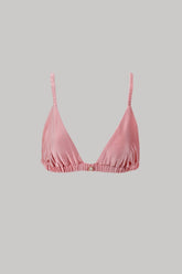 Yasmin Triangle Bikini Top | Pink Musk Swimwear Decolet The Label 