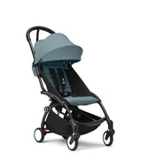 Stokke YOYO³ bundle 6+ months | Aqua on Black Stroller Stokke Aqua on Black 41.7 x 33.8 x 17.3 in 