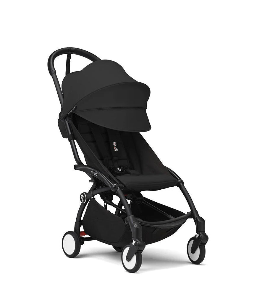 Stokke YOYO³ bundle 6+ months | Black on Black Stroller Stokke Black on Black 41.7 x 33.8 x 17.3 in 