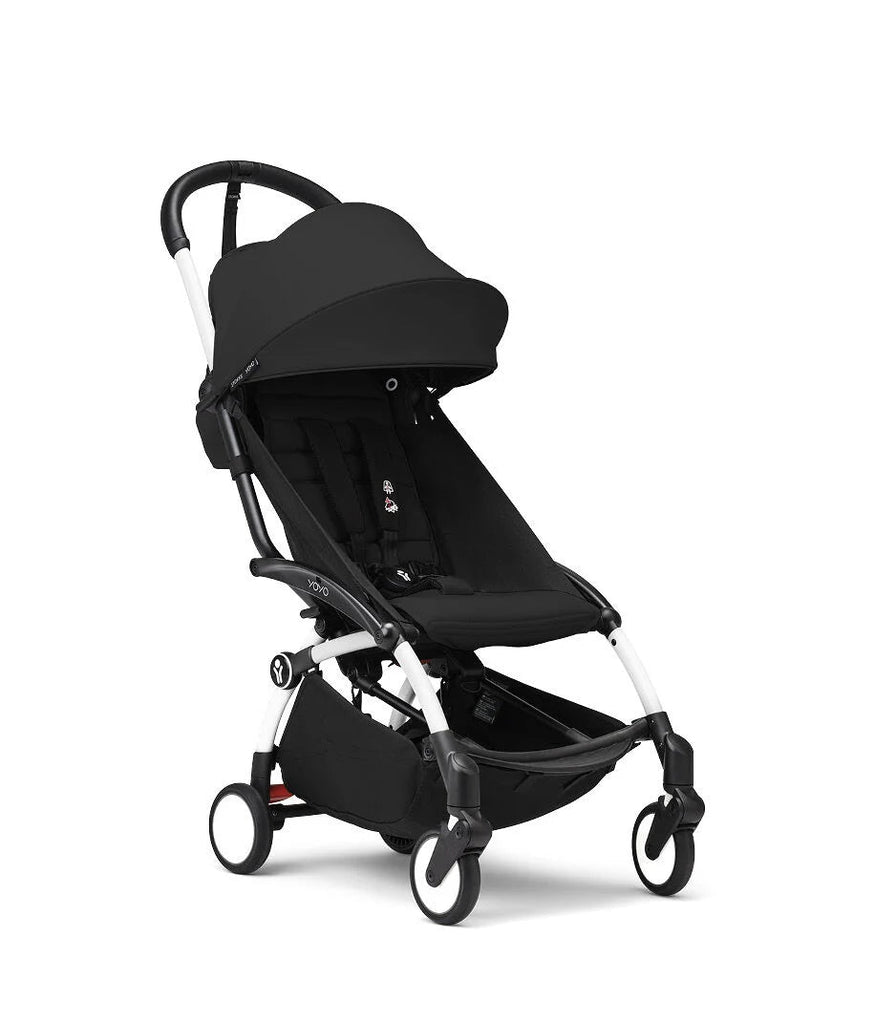 Stokke YOYO³ bundle 6+ months | Black on White Stroller Stokke Black on White 41.7 x 33.8 x 17.3 in 