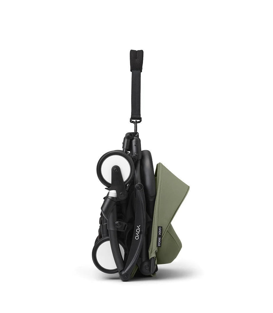 Stokke YOYO³ bundle 6+ months | Olive on Black Stroller Stokke 