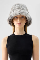 Yeoman Bucket Hat | Snow Leopard Hats Unreal Fur 