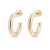 Zo Huggie Hoops Earrings eklexic Gold 