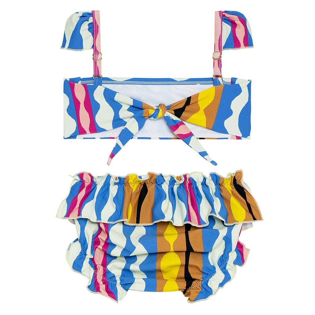 Abstract Mini Cabana Bikini Set Mini Swimwear Montce 