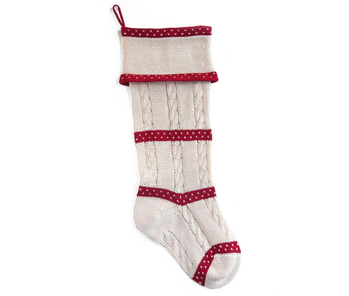 Cable-Knit Stocking Stockings Melange Collection 