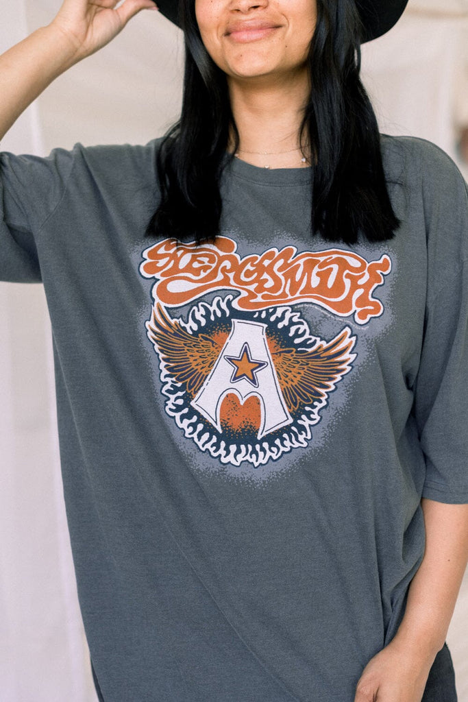 Aerosmith Sleeper Tee Band Tees People of Leisure Black One Size 