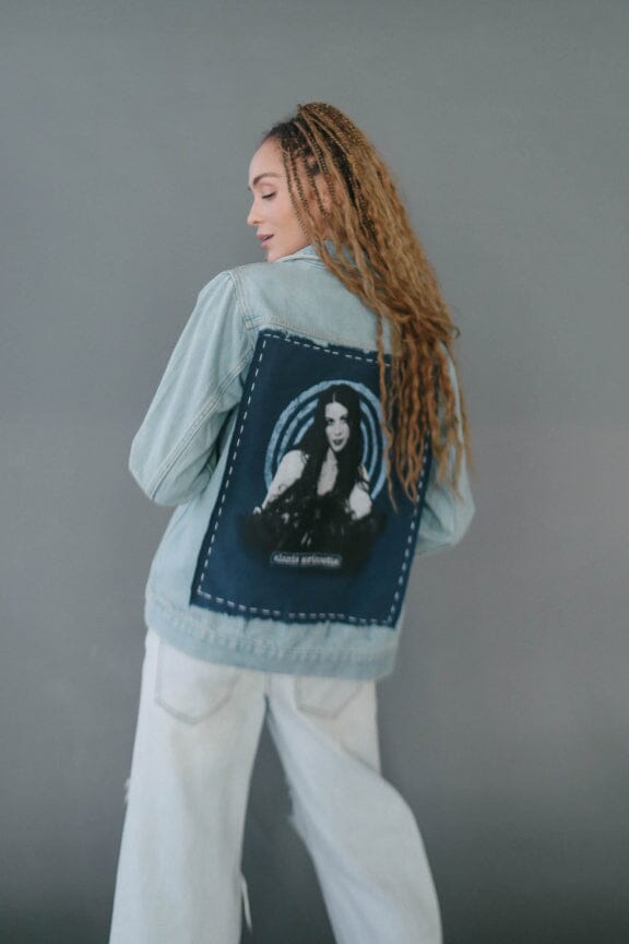 Alanis Morrissette Hand Stitched Denim Jacket People of Leisure 