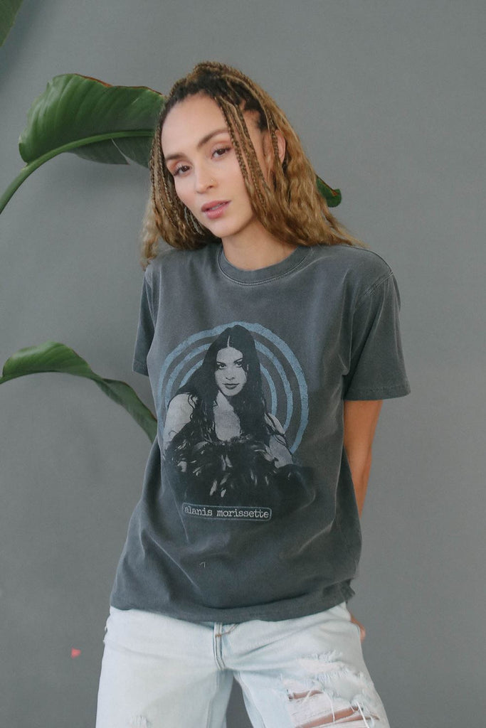 Alanis Morissette Spiral Tee Band Tees People of Leisure 