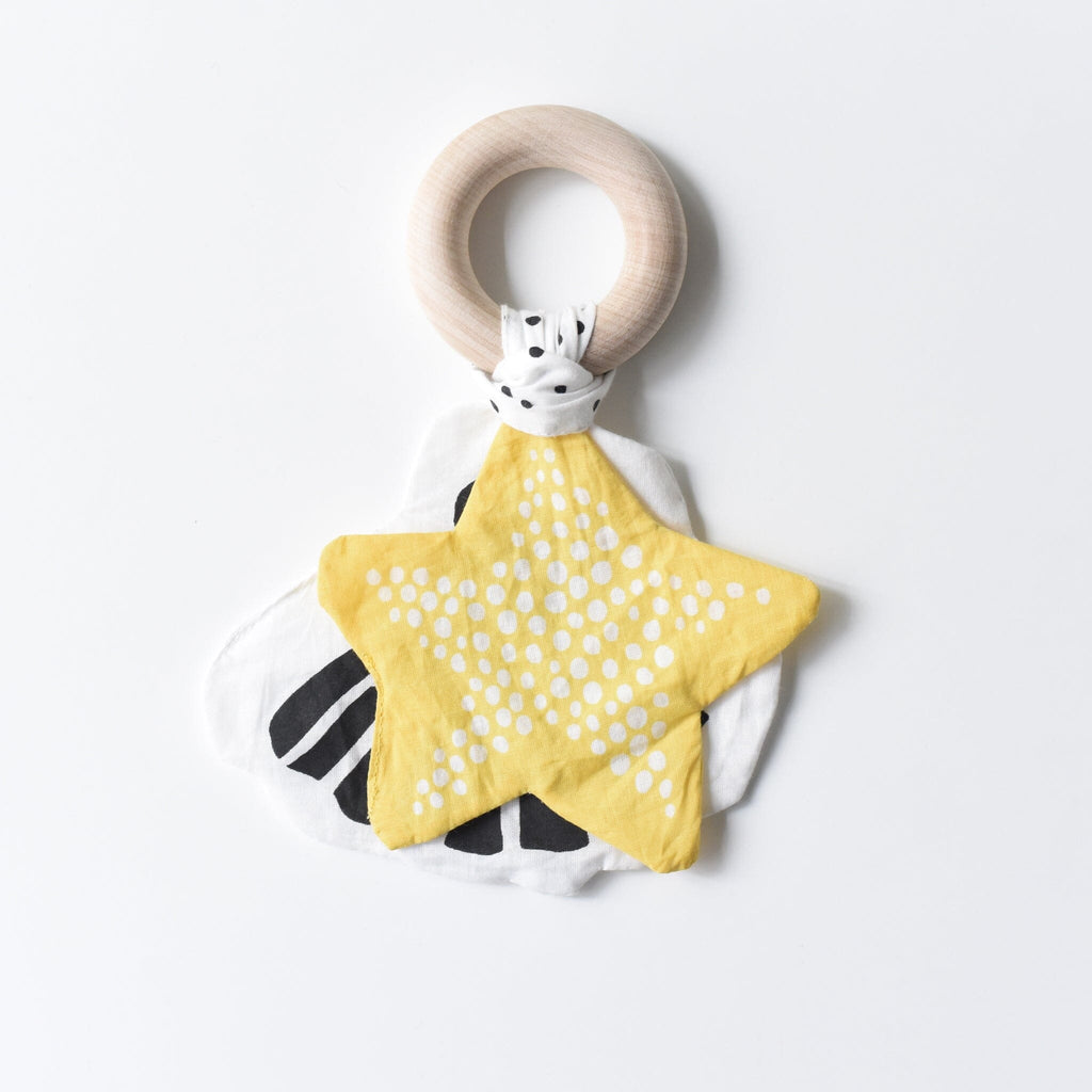 Crinkle Teether - Starfish Baby & Toddler Wee Gallery 