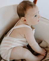 Organic Cotton Stripe Knit Bubble Romper Jumpsuits & Rompers Dear Hayden 